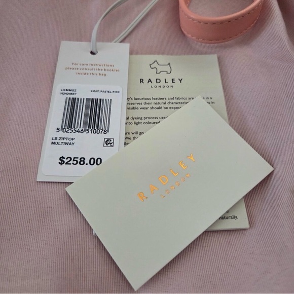 Radley London Liverpool Street Leather Ziptop Double Handle Tote/Hand Bag. - Picture 14 of 14